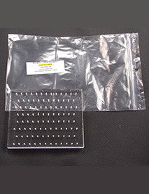 1516 : Clear Plexiglass 16 Hole Bur Blocks with Boxes