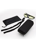 3590YG : ProVision® Diode Uni-Fit Wrap Laser Eyewear Black Wrap Frames with Yellow/Green Lens
