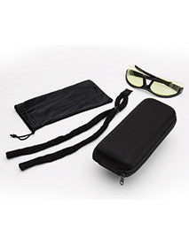 3590YG : ProVision® Diode Uni-Fit Wrap Laser Eyewear Black Wrap Frames with Yellow/Green Lens