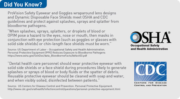 3919 : Dynamic Disposables® Snapeez™ Full Face Replacement Shields