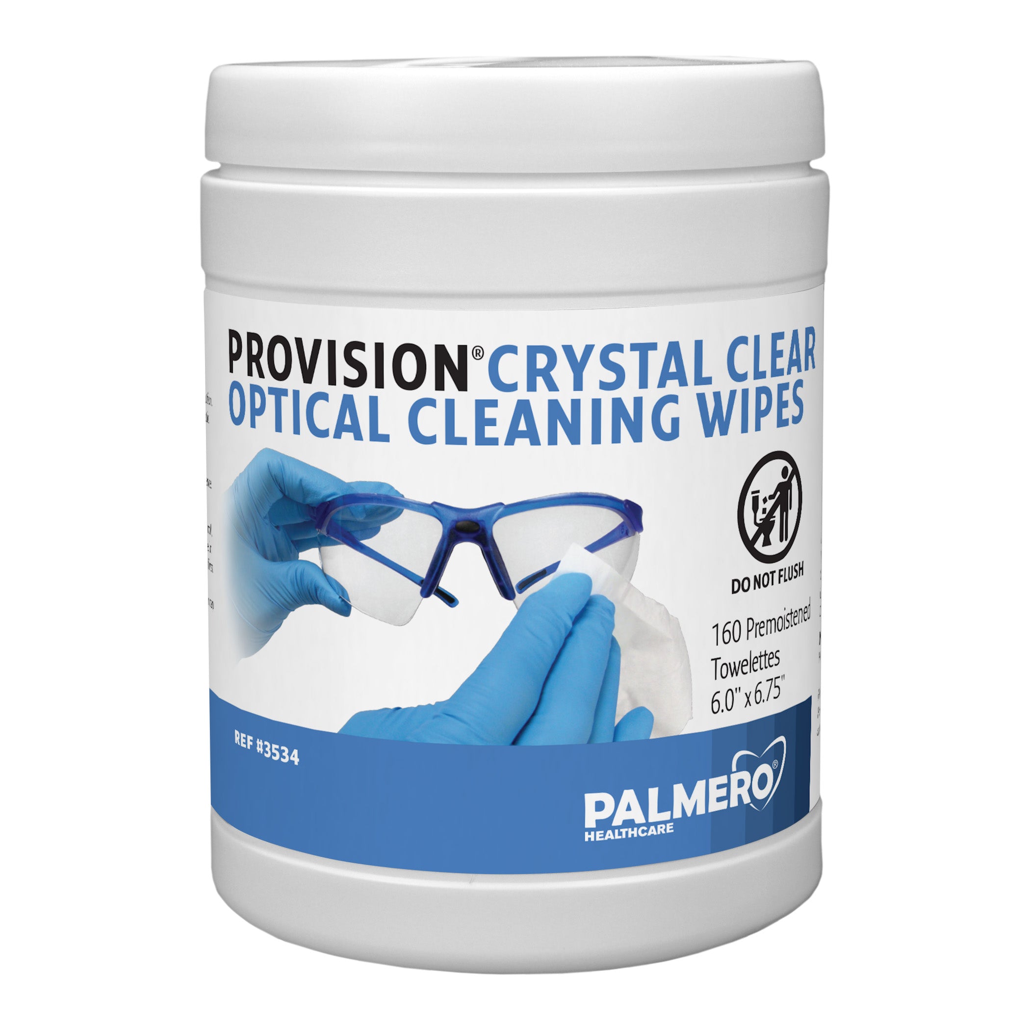 3534 : ProVision® Crystal Clear Optical Cleaning Wipes – Palmero Healthcare