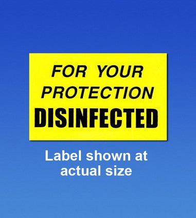 1951 : Disinfected Labels – Palmero Healthcare