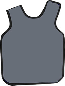 26 : Cling Shield® Adult Pano Dual Apron, No Collar