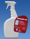 3508 : Empty quart bottle and sprayer with DisAseptic XRQ label