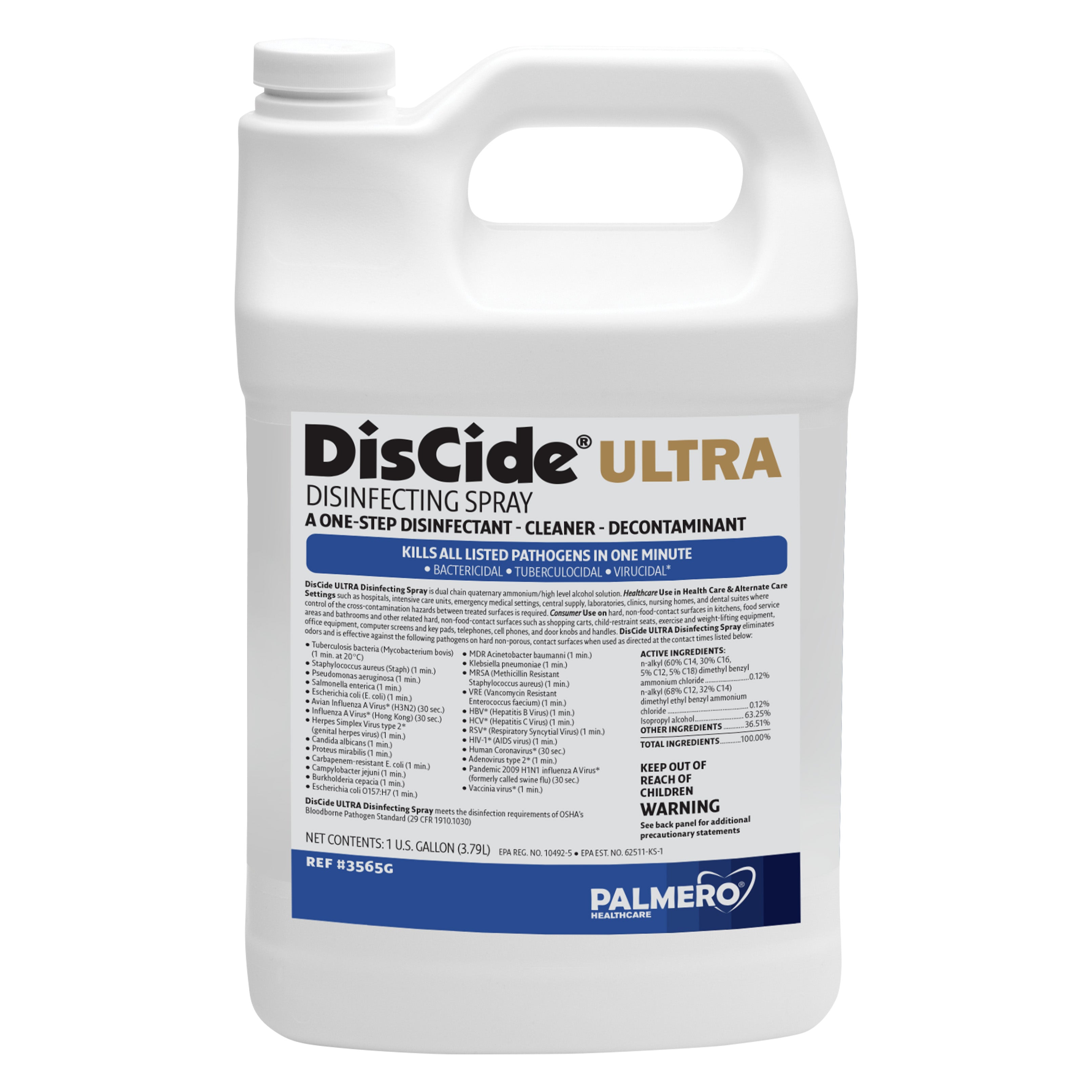 3565G : DisCide® Ultra Gallon – Palmero Healthcare