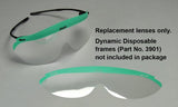 3902 & 3903 : Dynamic Disposables® Safety Eyewear Replacement Lens Clear