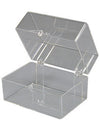 77 : Clear Hinged Box