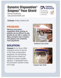 3921 :  Dynamic Disposables® Snapeez™ Half Face Replacement Shields