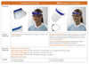 3921 :  Dynamic Disposables® Snapeez™ Half Face Replacement Shields