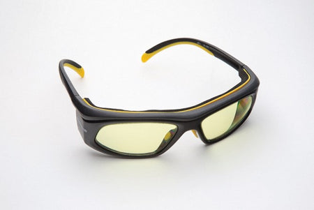 3590YG : ProVision® Diode Uni-Fit Wrap Laser Eyewear Black Wrap Frames with Yellow/Green Lens