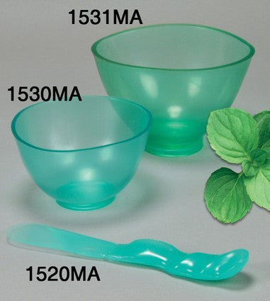 1530MA : Candeez Mint/Aquamarine Scented Flexible Mixing Bowls Medium
