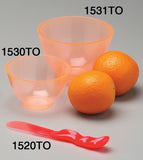 1532TOS : Candeez Scented Flexible Mixing Sets: Tangerine/Orange