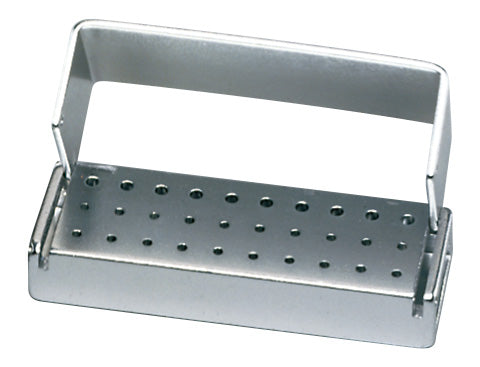 T30C : Anodized Aluminum 30-Hole Bur Blocks